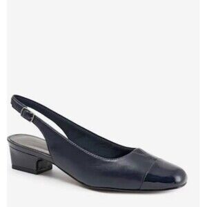 Trotters Womens Dea Navy/Navy Leather 9 M (B)